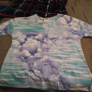2xl Scrub Top